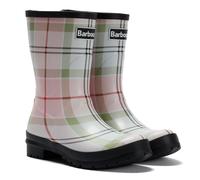 Barbour Banbury Mid Cut Women's Cherry Blossom Tartan Wellington Boots UK 7