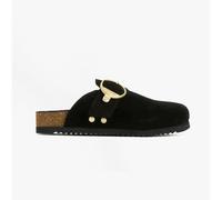 Barbour Barbour KYRA CLOSED Womens Mules Sandals Black Suede - UK 7 - Black