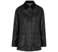 Barbour Beadnell Black Waxed Cotton Jacket - 18 (UK 18 /xxl)