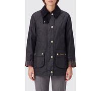 BARBOUR Beadnell Waxed Cotton Jacket with Velvet Collar - Size: 12 - female