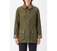 BARBOUR Beadnell Waxed Cotton Jacket with Velvet Collar - Size: 14 - female