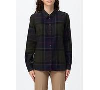 BARBOUR Bredon Tartan Cotton Shirt with a Concealed Button Placket - Size: 12 - female