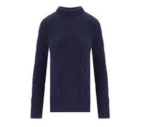 BARBOUR BURNE ROLL BLUE TURTLENECK SWEATER 12
