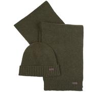 Carlton Fleck Beanie & Scarf Set - unisex - Barbour - Accessories - Green - ONE SIZE - Accessories ONE SIZE