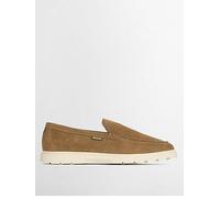 Barbour Carty Suede Loafers, Light Beige, Size 10, Men Light Beige