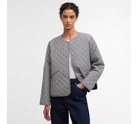 Barbour Cashel Check Collarless Quilted Jacket Womens UK10