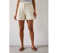 Barbour Cecile Shorts - Beige, White, Size 18, Women White