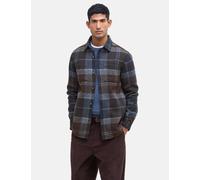 Barbour Chapter Tailored Check Overshirt - Midnight Oak Tartan - Navy Blue / L
