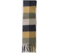 BARBOUR Check 100% Lambswool Scarf with Fringed Ends - Size: OS - male