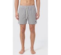 BARBOUR Checkered Polyester Boxer Swim Trunks - Size: M - male