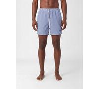 BARBOUR Checkered Polyester Boxer Swim Trunks - Size: M - male