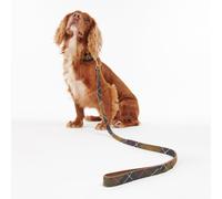 Barbour Classic Tartan Webbing Dog Lead - Brown Check