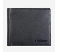 Barbour Colwell Billfold Leather Wallet Black and Classic Tartan