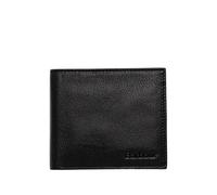 Barbour Colwell tartan-trim leather wallet - Black OS