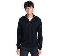 Barbour Cotton Men's Half Zip Jumper Navy XXL, navy blue, XXL