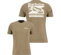 Barbour - Cotton T-shirt - Camber Graphic T-Shirt Grey Olive for Men - Size L - Khaki Khaki L