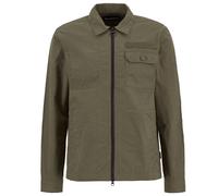 Barbour Crail Wax Ripstop Overshirt - Concrete M M