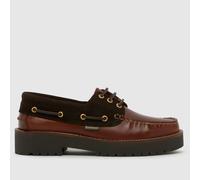 Barbour Darras Boat Flats in Dark Brown UK 8 (EU 41)