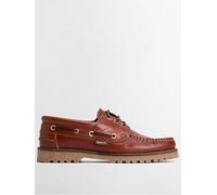 Barbour Deck Boat Shoes, Tan, Size 7, Men Tan