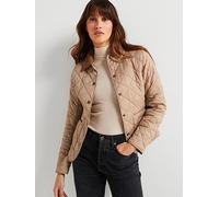Barbour Deveron Quilt, Beige, Size 12, Women Beige