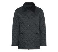 Barbour diamond-quilted corduroy-collar jacket - Black 38-40-44
