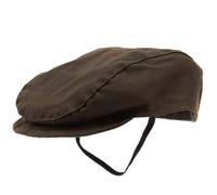 Barbour Dog Wax Flat Cap - Olive S/M S/M