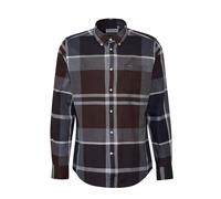 Dunoon Tailored Tartan Shirt Midnight Oak L