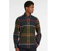 Barbour Dunoon Tailored Shirt - Green, Tartan, Size 2Xl, Men Tartan