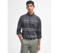 Barbour Dunoon Tailored Tartan Shirt - Graphite Black - Large