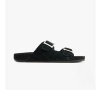 Barbour EDDIE Mens Suede Mule Slippers Black - UK 8