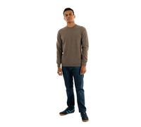 Barbour Essential Lambswool Crew Neck Winter Sweater st71 Dark Stone, Brown, XL