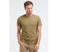 Barbour Lifestyle Mens Regular Fit Essential Sports T-Shirt - Colour: OL54 Mid Olive - Size: Large