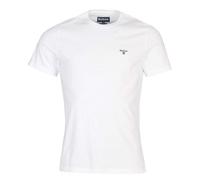 Barbour Men's Essential Sports T-Shirt in White, Size Small, Cotton | Charlies
