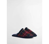 Barbour EVERITT Mens Mule Slippers Winterberry Tartan - UK 8