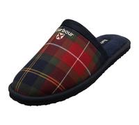 Barbour Everitt Mule Tartan Mens Slippers in Winterberry - 12 UK