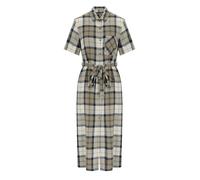 BARBOUR FERN TARTAN BLUE MIDI DRESS 10 UK