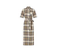 Barbour Fern tartan-print midi dress - Neutrals 10