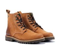 Barbour Foggy Leather Mens Cognac Boots - Brown - Size UK 8