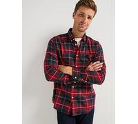 Barbour Fortrose Tailored Fit Tartan Shirt- Red, Red, Size Xl, Men Red