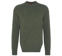 Barbour Grangetown Crew Neck Wool Jumper - Mid Olive - Medium
