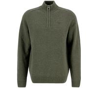 Barbour Grangetown Half-Zip Jumper - Mid Olive - X-Large