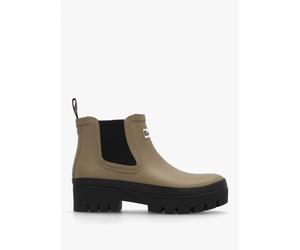 BARBOUR Halton Military Brown & Black Ankle Wellington Boots Size: 41,