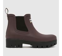 Barbour Halton Wellington Boots in Burgundy UK 8 (EU 42)