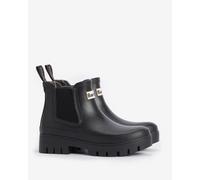 Barbour Halton Womens Chelsea Wellies - Black Cotton - Size UK 4