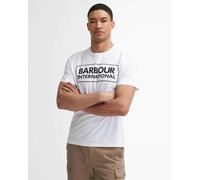 Barbour International Essential Large Logo Mens T-Shirt - White - White - L