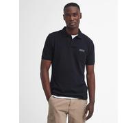 Barbour International Essential Short Sleeve Mens Polo - Black/Pewter - Black/Pewter - XXXL