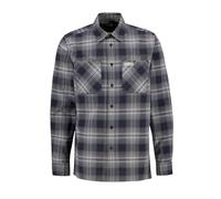 Barbour International Hall Plaid Button-Down Shirt, Cool Blue and Grey Check Pattern, Long Sleeve (UK, Alpha, L, Regular, Regular, Cool Blue)