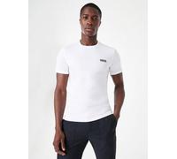 Barbour International International Short Sleeve Small Logo T-Shirt, White, Size L, Men White
