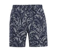 Barbour International Kew Printed Shorts - X-Large, Navy