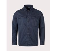 Barbour International Mens Arlo Overshirt - Colour: NY91 Navy - Size: Medium Medium